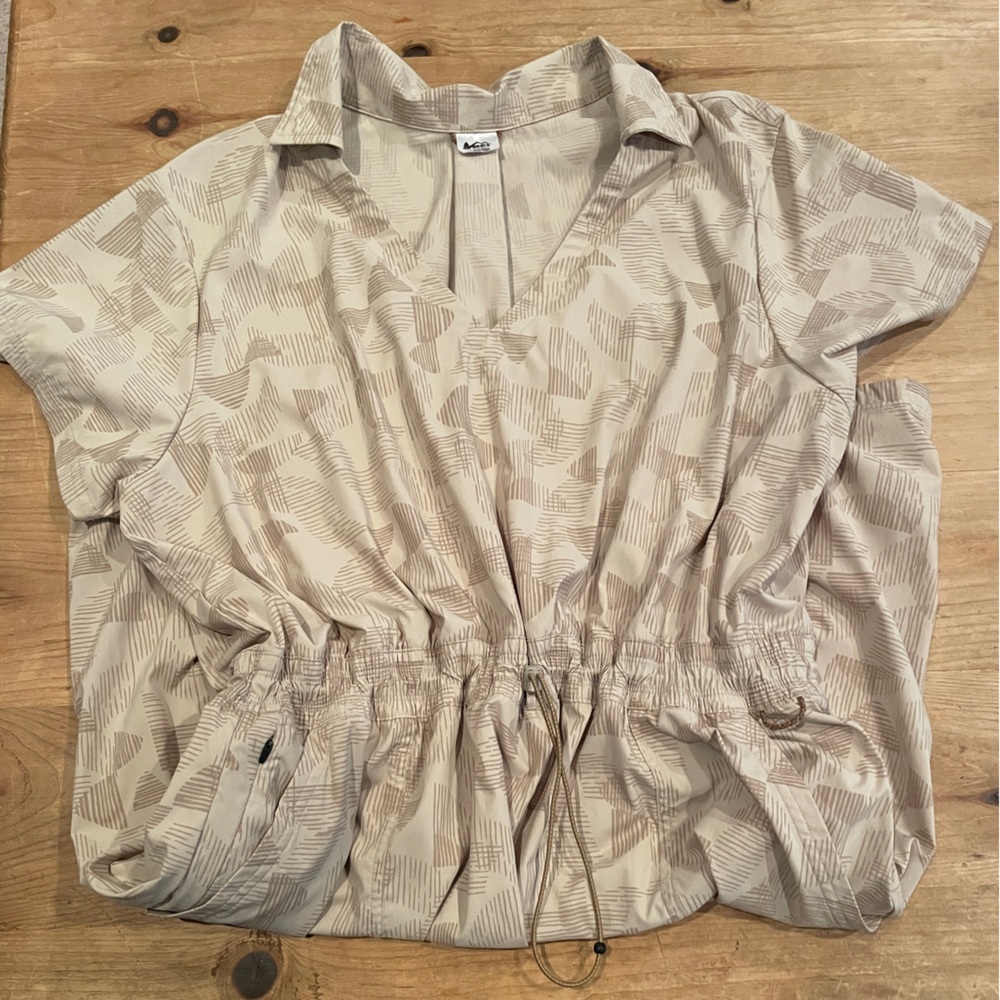 REI Co-op Womens Trailmade Dress Neutral Hiking Outdoorsy Campcore Travel M/L